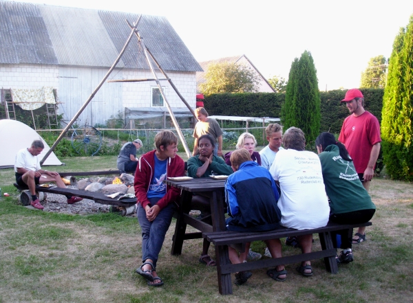 Abendessen in Dolistowo 2015