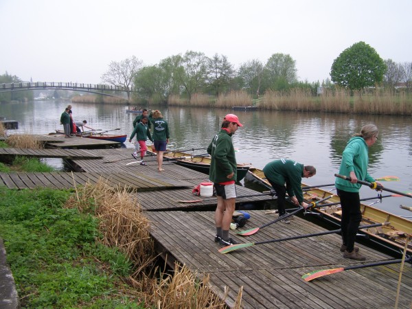 Ablegen Ruderboote Eschwege RC KST WM2010