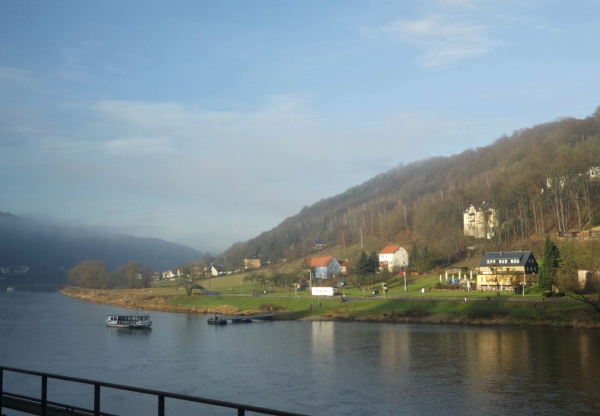 Elbe bei Koenigsstein Decin 2017