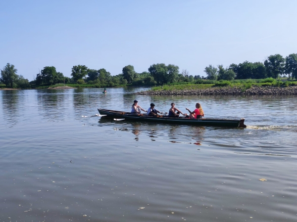 Jugend Ruderboot Darchau Elbe 2023