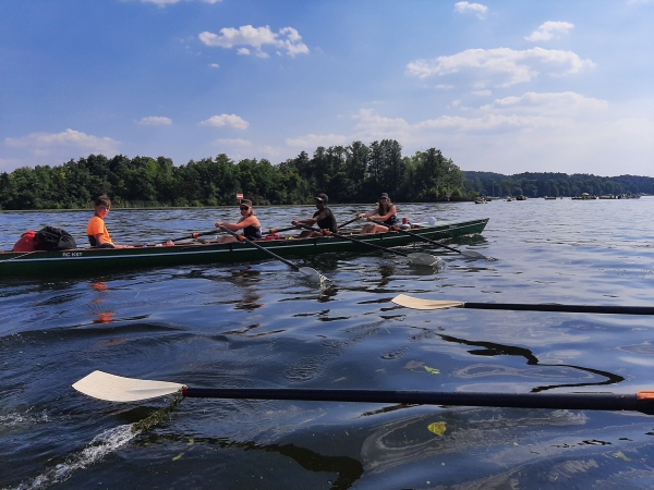 Kinderruderboot auf dem Seddin 2020