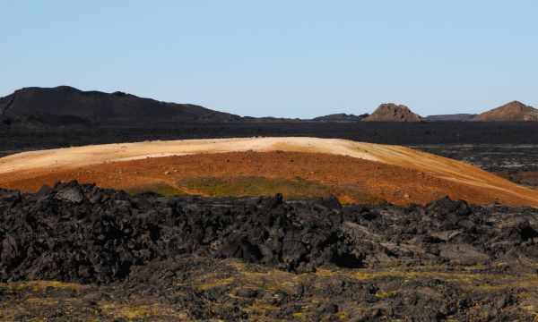 Lavafeld am Krafla Island 2022