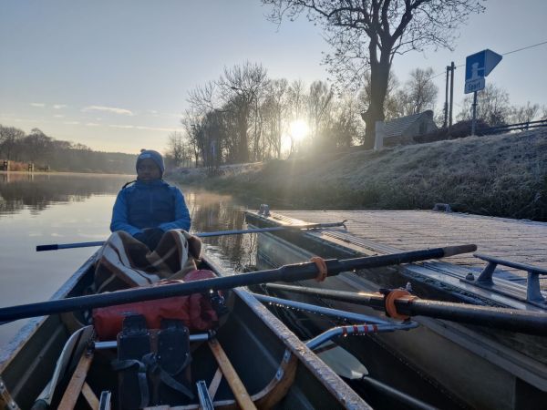 Parey defekte Schleuse bei Sonnenaufgang 2021