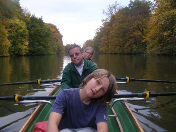 Ruderboot auf der Regnitz in Bamberg MDK08