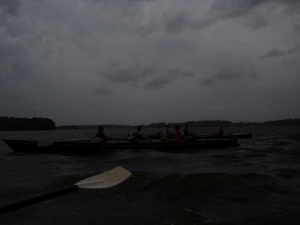 Ruderboote auf dem Schwielochsee 2015