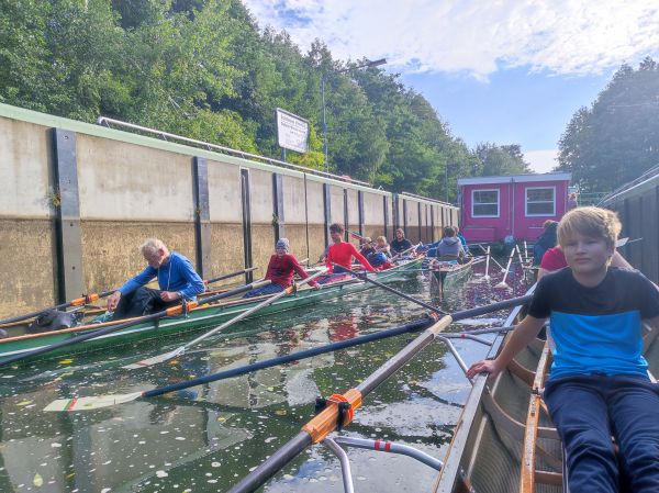 Ruderer auf dem Weg in den Spreewald 2022