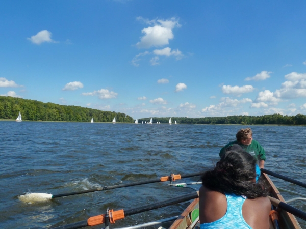 Rudern auf der Oberlaendischen Seenplatte 2015