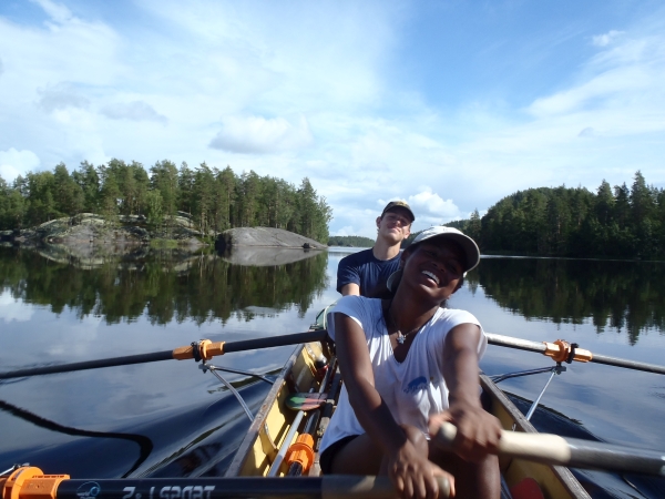 Schaerengarten saimaa Ruderer Finnland 2016