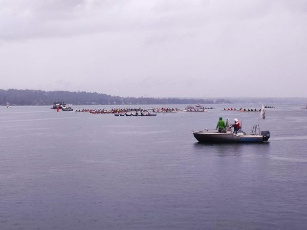 Tour du Lac Lemand Aviron 2022 Start