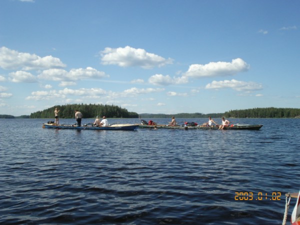 Werbefoto Finnland Ruderboote 1