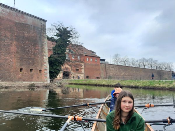 Zitadelle Spandau mit dem Ruderboot 2022