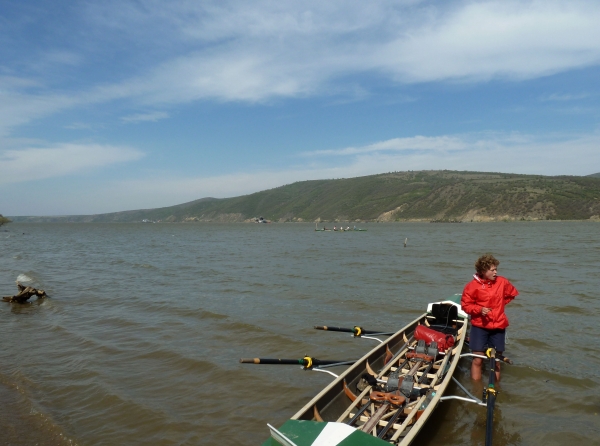 Zweier am Strand Donau 2012