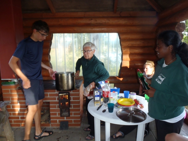 biwakplatz mit Holzherd finnland 2016