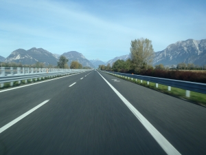 durch die alpen mit dem bootstrailer venedig 2014